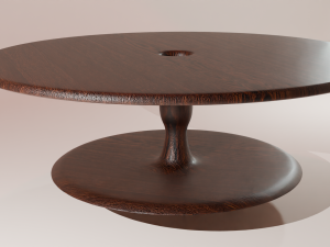 Dark Oak Table Modelo 3D