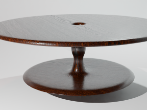 Dark Oak Table 3D Модель
