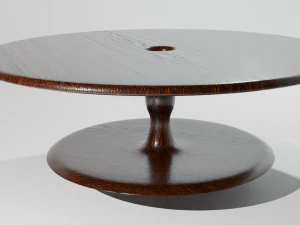 Dark Oak Table 3D Model
