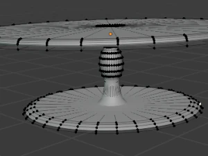Dark Oak Table 3D Model