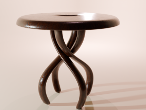 Dark Oak Saddle 3Dモデル
