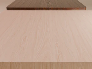 Set of modern oak wood tables 3D Model