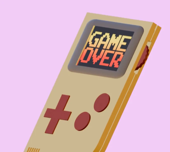 Gameboy 3D Model .c4d .max .obj .3ds .fbx .stl .blend 