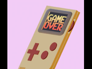 Gameboy Modèle 3D
