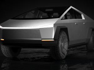 Tesla Cybertruck 2024 3D Модель