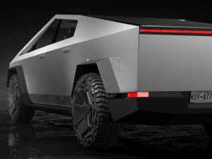 Tesla Cybertruck 2024 3D Model