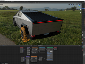 Tesla Cybertruck 2024 3D Модель