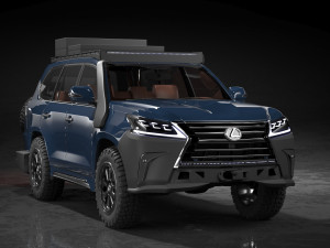 Lexus LX 570 3D 模型