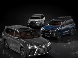 Lexus LX 570 3D Model
