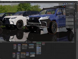 Lexus LX 570 3D Model