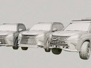Lexus LX 570 3D Model