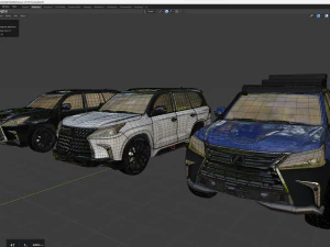 Lexus LX 570 3D Model