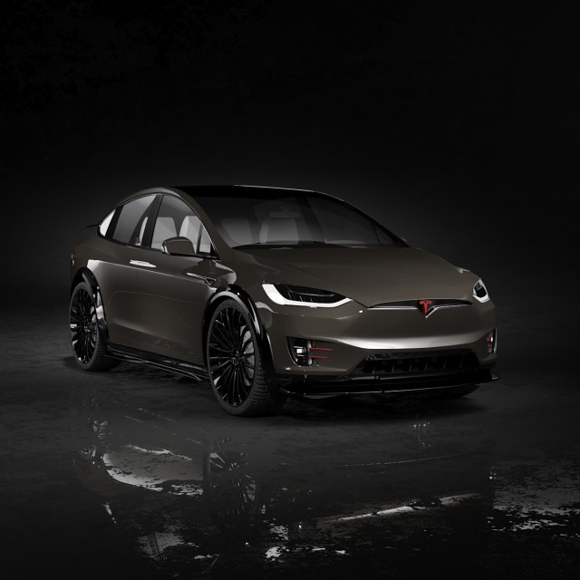 Tesla Model X Modello 3D .c4d .max .obj .3ds .fbx .stl .blend 