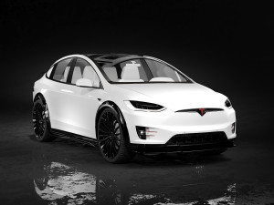 Tesla Model X Modello 3D