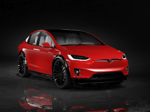 Tesla Model X Modello 3D