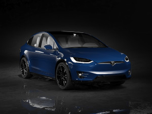 Tesla Model X Modello 3D