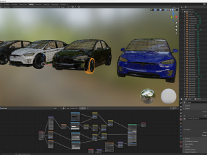 Tesla Model X Modello 3D