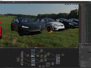 Tesla Model X Modello 3D