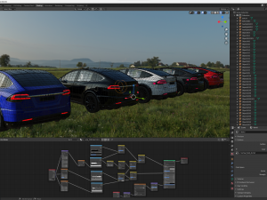 Tesla Model X Modello 3D