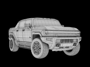 GMC Hummer EV 2024 3D-Modell
