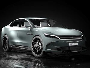 Byd Han 2024 3D Model