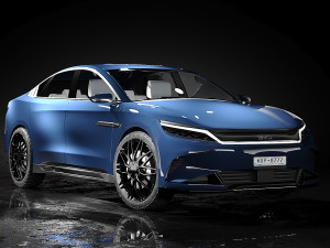 Byd Han 2024 3D मॉडल