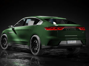 Byd Han 2024 3D Model