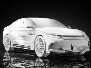 Byd Han 2024 3D Model