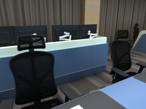Small monitoring room Model 3D