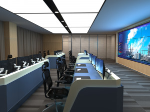 Small monitoring room Model 3D