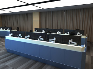 Small monitoring room Model 3D