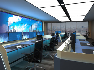Small monitoring room Model 3D