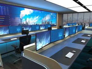 Small monitoring room 3D मॉडल