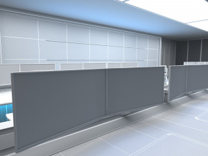 Small monitoring room Model 3D