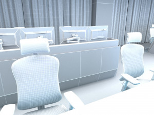 Small monitoring room Model 3D