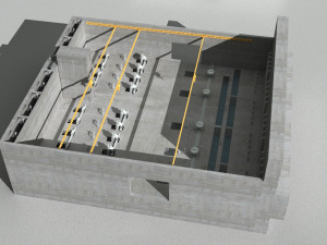 Sewage treatment plant facilities Model 3D