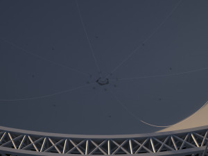 FAST tianyan chinese telescope Modelo 3D