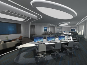 Modern office Modello 3D