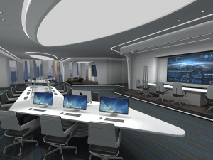 Modern office Model 3D