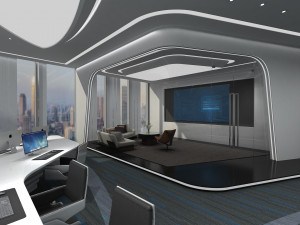 Modern office Model 3D