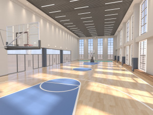 Modern basketball 3Dモデル