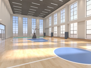 Modern basketball Modello 3D