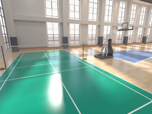 Modern basketball Modello 3D