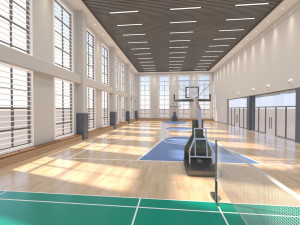 Modern basketball Modello 3D