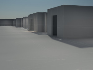 Garage Underground parking lot Model 3D
