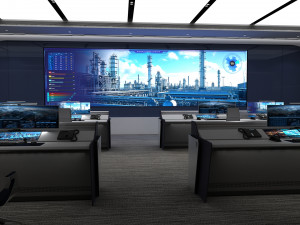 Modern control room Model 3D