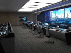 Modern control room Model 3D