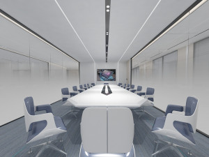 Modern conference room Model 3D