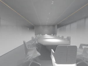 Modern conference room Model 3D