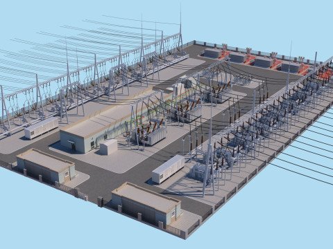 Substation 3D Модель